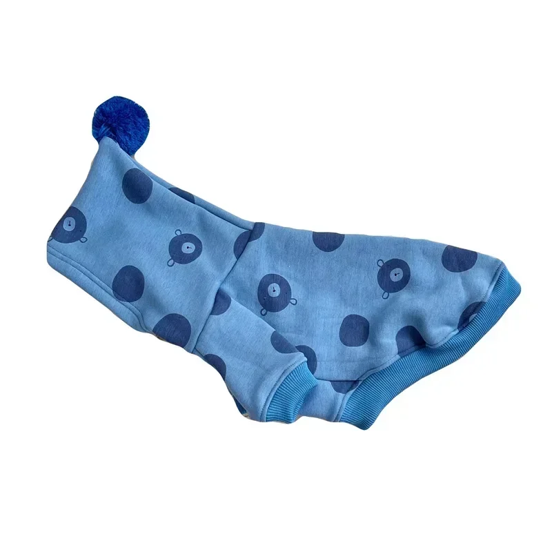 Soft Fleece Pet Clothes French Bulldog Puppy Dog Costume Warm Pet Hoodie Chihuahua Pug Warm hat sweater For Small Medium Dogs