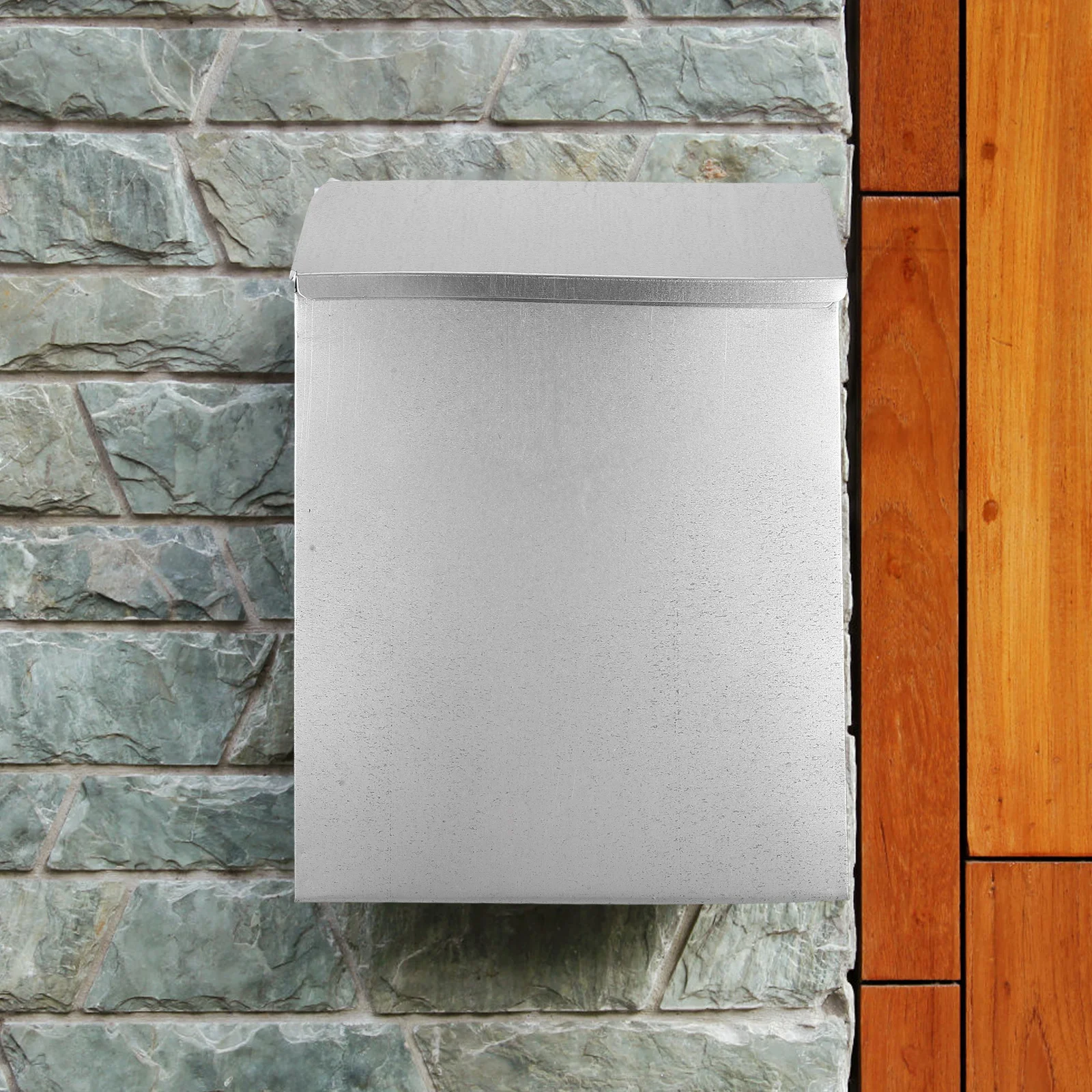 

1pc Iron Letter With Lock Wall Mount Mailbox For Outdoor Garden Apartment Pre-Drilled Holes Suggestion Box Donation Collection