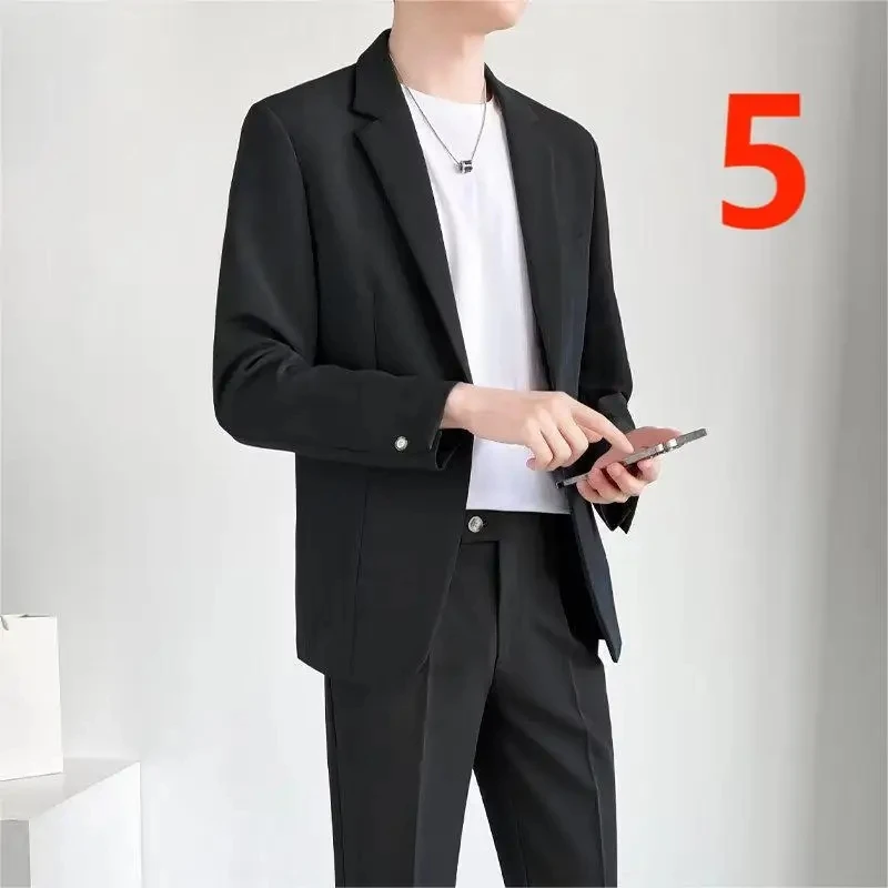 ZPMN24 trajes casuales para hombres, ropa formal de negocios, trajes de padrino de boda, trajes sueltos versátiles y vestidos, primavera y otoño