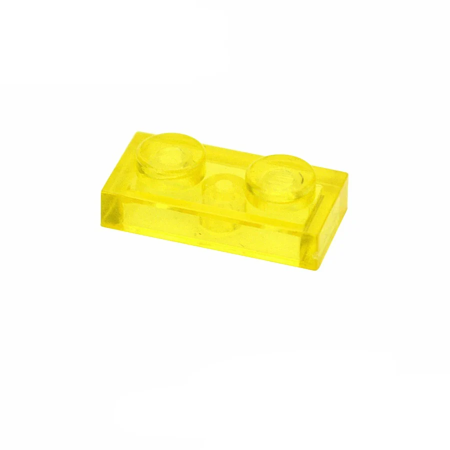 1x2 Punkte 100PCS Farbe Pädagogisches Kreative kompatibel 3023 Größe MOC Bausteine Dünne Zahlen Ziegel Spielzeug für Kinder