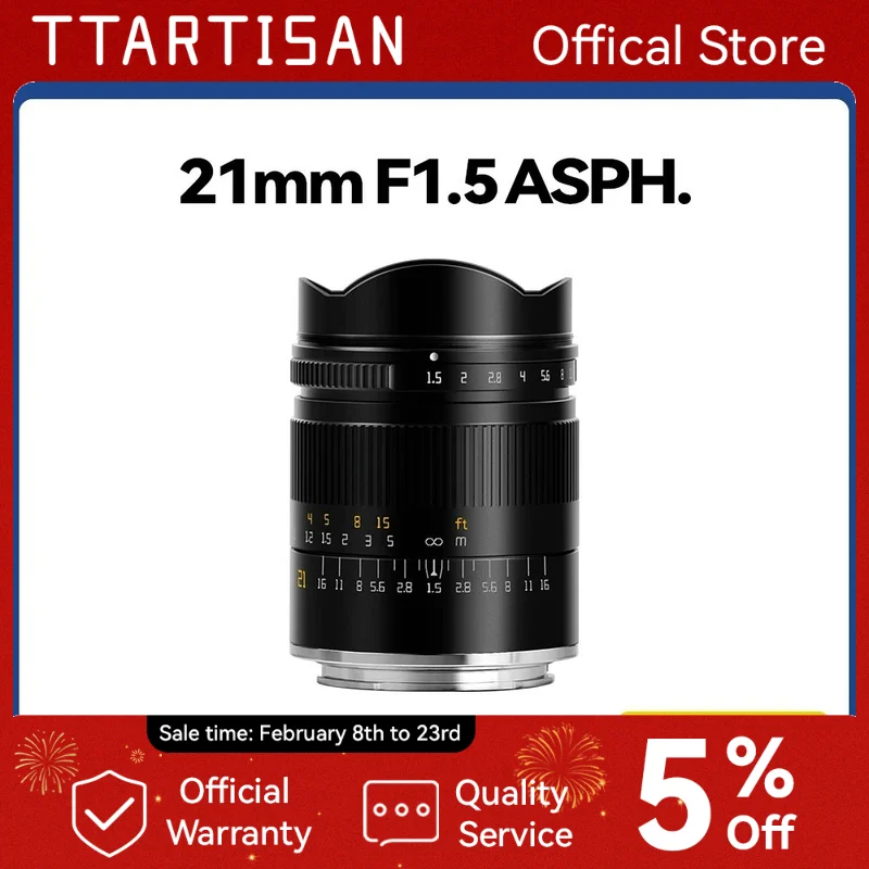 

TTArtisan 21 мм F1.5 Полнокадровый объектив для камеры Sony E Canon RF Nikon Z Sigma Lumix Leica L mount Объективы для камеры аксессуары