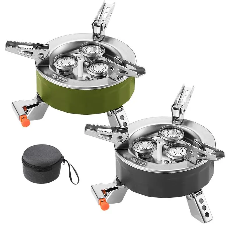 

Portable Burner Camping Foldable Windproof Outdoor Gas Tank Stove 6800W Big Power Foldable Gas Stove Outdoor Gas Tank Stove