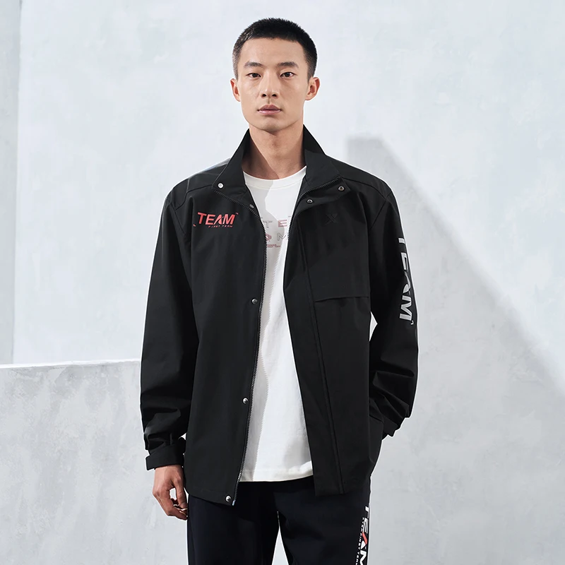 Xtep Windbreaker For Men 2024 Spring Soft Leisure Durability Coat Comfortable Tops 976129150106
