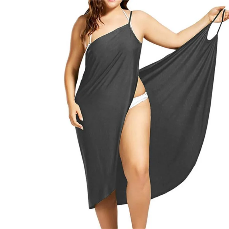 Vestido De Mujer para Mujer, vestidos De playa con tirantes, pareo para cubrir la urdimbre, Pareo con espalda descubierta, traje De baño cruzado,