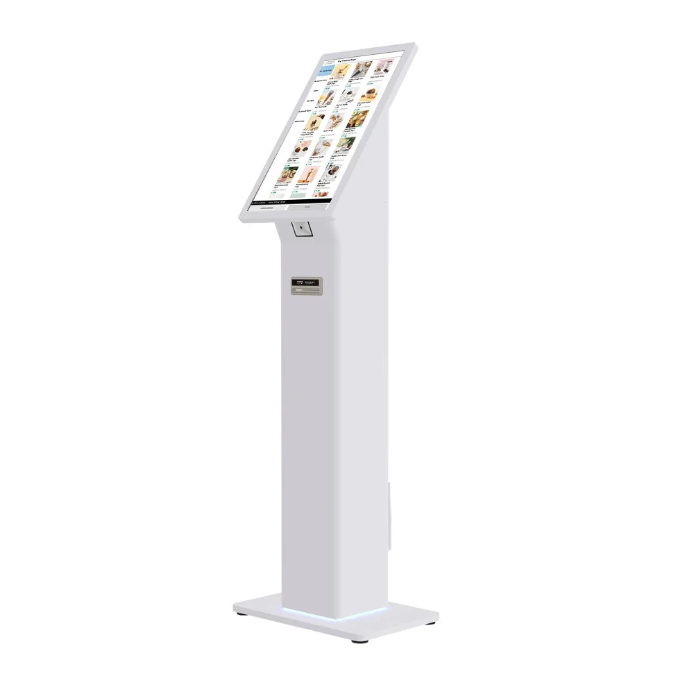 HDFocus 18.5 And 21.5 Inch Self Ordering Kiosk With Touch Screen And QR Code For Efficient Restaurant Management