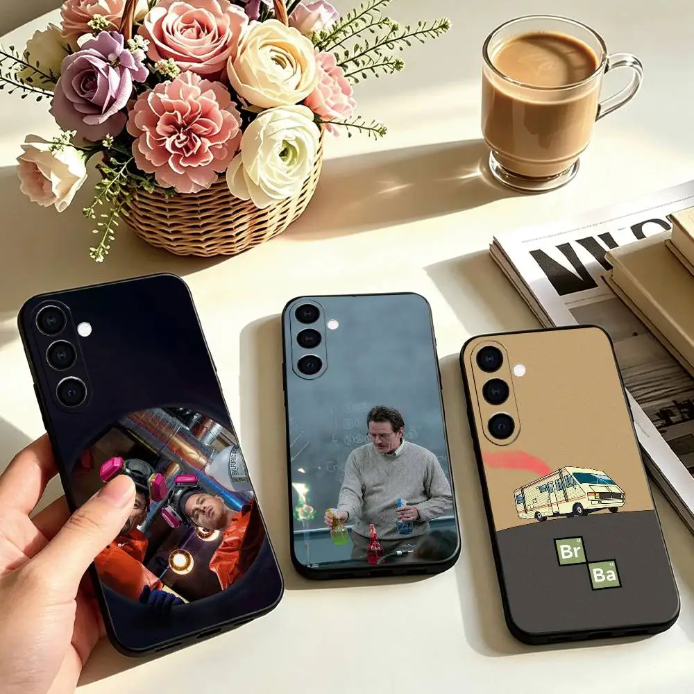 US Series B-Breaking Bad Phone Case For Samsung Galaxy A73,A72,A71,A70,A53,A52,A51,Soft Silicone Black Cover Gift