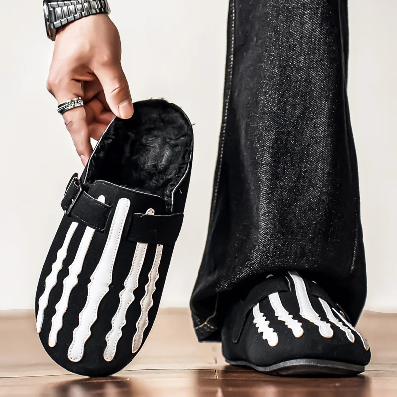 

DAWSRi Men’s Cozy Slip-On Shoes with Soft Plush Lining and Adjustable Strap for Comfortable All-Day Wear