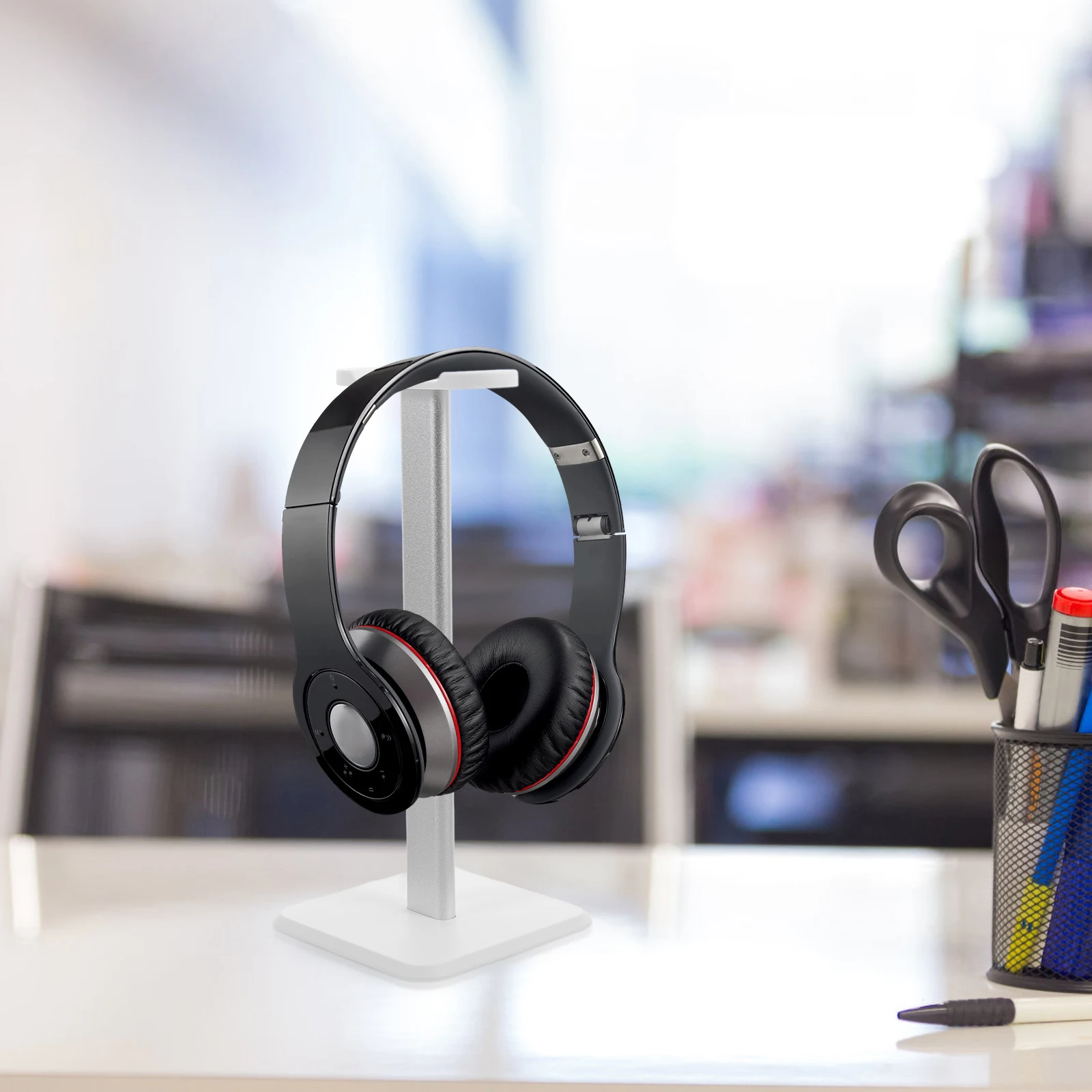 

Detachable Headphone St for Gaming Headset Black Modern Design Easy Storage Earphone Holder Protection Long Usage Accessories