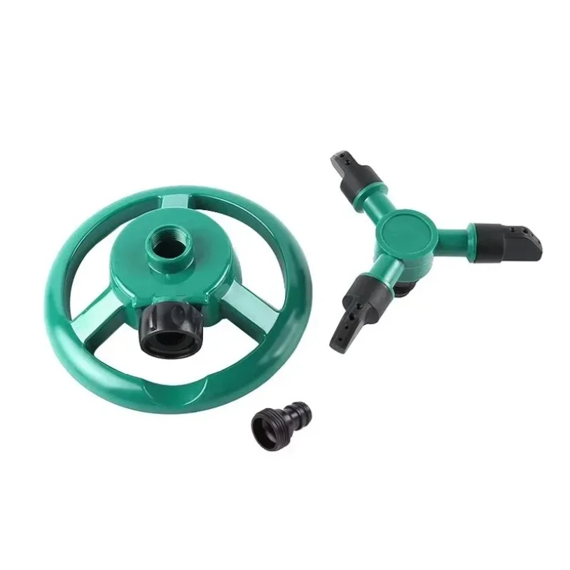 Automatischer Sprinkler, 360-Grad-automatische rotierende Wassersprühsprinklerdüse, Garten, Rasen, Gartenbewässerung, Bewässerungszubehör