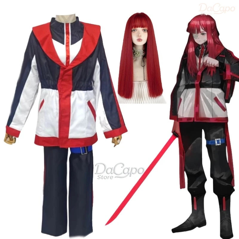 Limbus Company Yuri-Disfraz de Cosplay, peluca, abrigo para mujer, traje, ropa de Halloween, uniforme de fiesta, juego de Anime, evento, juego de rol, conjunto para adultos
