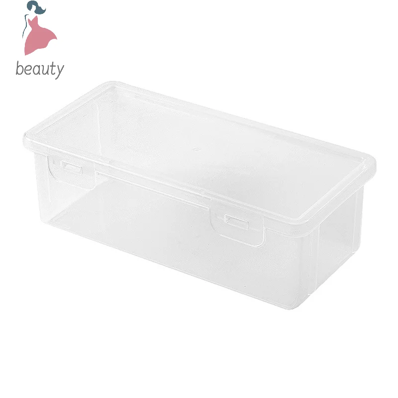 PP Material Transparente Pencil Box, Maquiagem Brush Box, Bolsa de papelaria, Lápis Case Supplies, Armazenamento, 1Pc