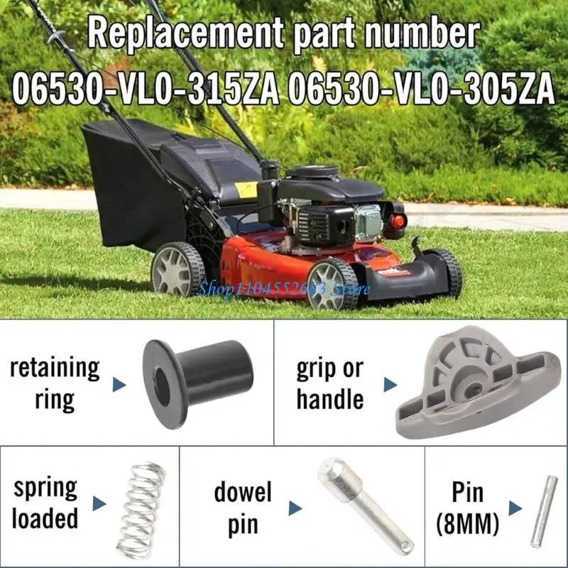

Y6GD Adjustable Mower Handle Repair Heavy Duty Plastic Replacement 53158-VL0-B01 for Power Tool Component 06530-VL0-305