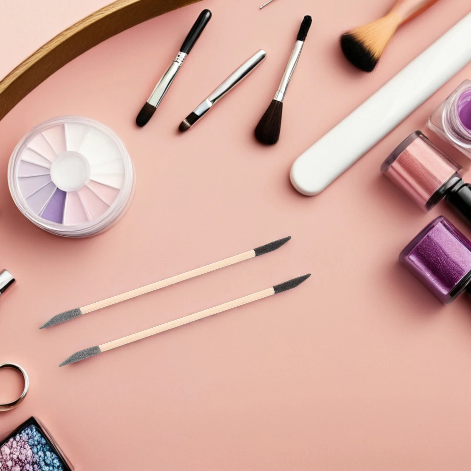 

30Pcs Nail Sanding Sticks Double Ended Wood Files Manicure Pedicure Cuticle Polishing Detailing Nail Care Tools