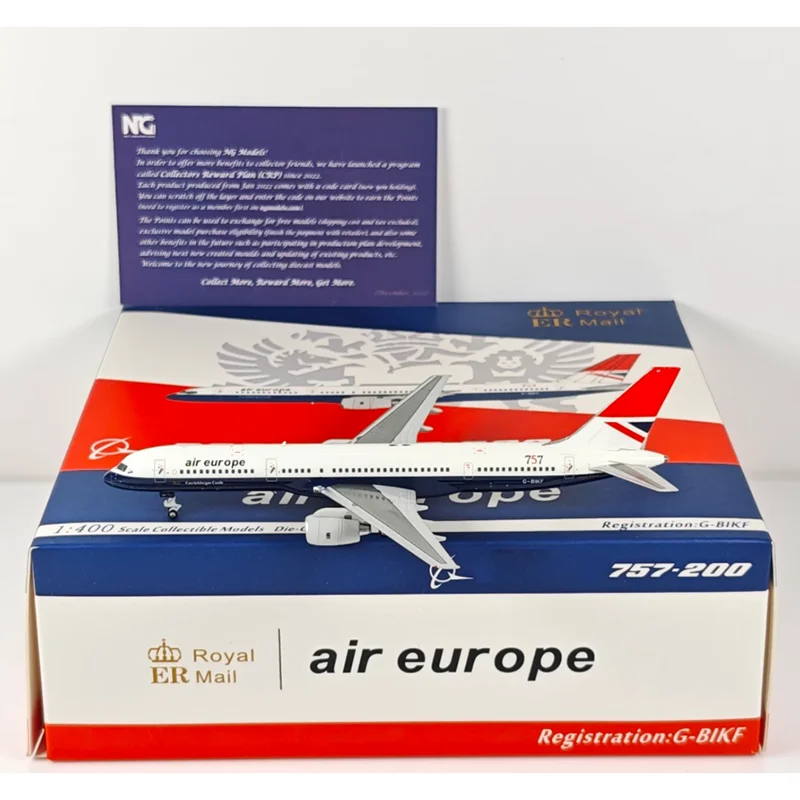 

Модели NG масштаб 1/400 British Airways B757-200 G-BIKF литой под давлением сплав модель самолета коллекция декоративный орнамент