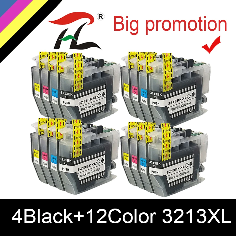 16 Pack For Brother LC3213 LC3211 LC 3213 LC 3211 MFC-J497DW DCP-J572DW MFC-J890DW MFC-J491DW DCP-J772DW DCP-J774DW MFC-J895DW