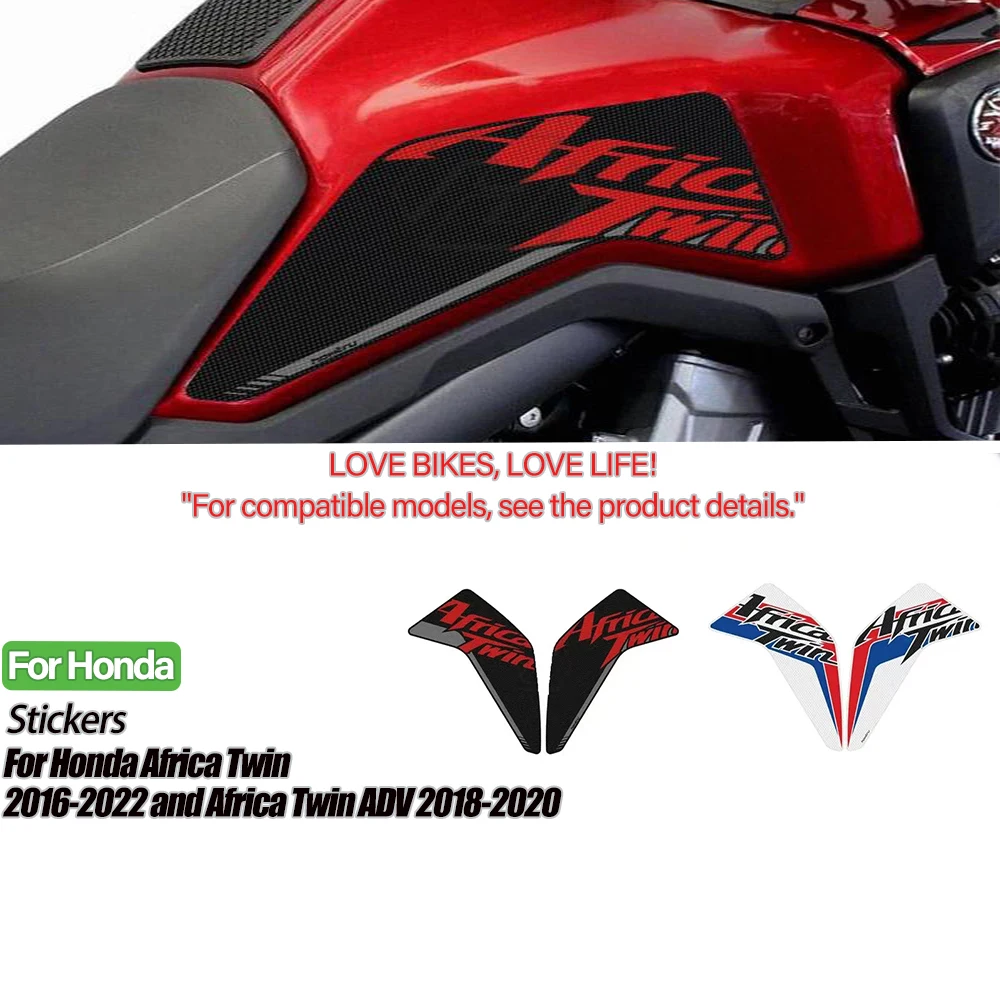 

Motorcycle Stickers Side Tank Pad Protection Knee Grip Traction for Honda Africa Twin ADV 2016-2022 Motorcycle Accessories
