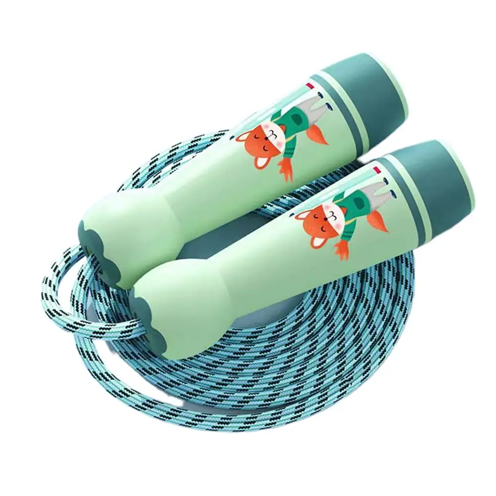 Lovely Adjustable Child Jumping Rope Fillet Design Colourful Skipping Ropes Cartoon Lovely Jump Rope Exercise