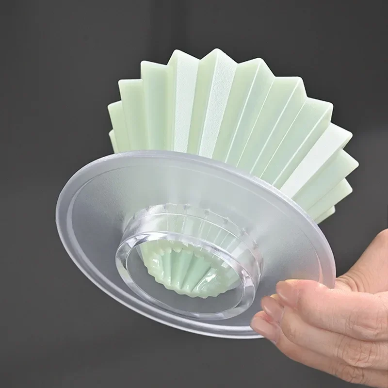 

1-2 People Hand-making Coffee Drip Filter Cup Egg Origami Filter Cup Household V-shaped Resin Anti-drip Filter Cup Barista Tool