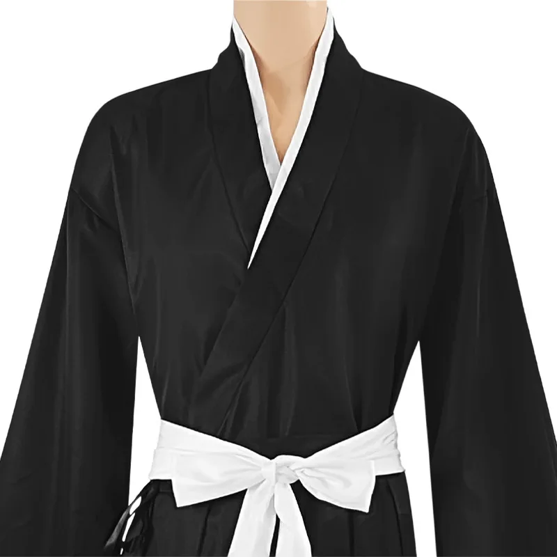 Anime Bleach Abarai Renji Cosplay Costumes Mens Japanese Kimono Set Thousand-Year Blood War Vice Captain of Team Six Uniform