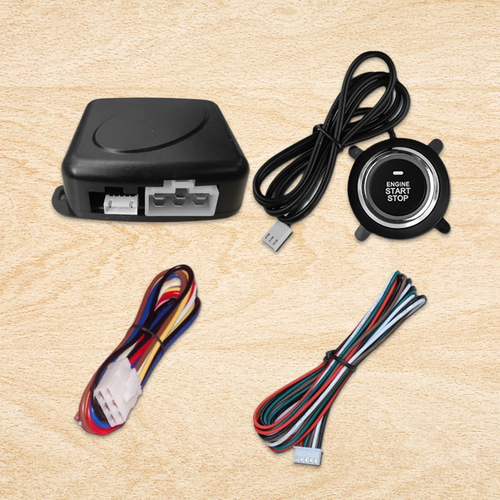 12V Car One Key Start System Automatic Engine System Remote Control Push Button Start System Car Accessories
