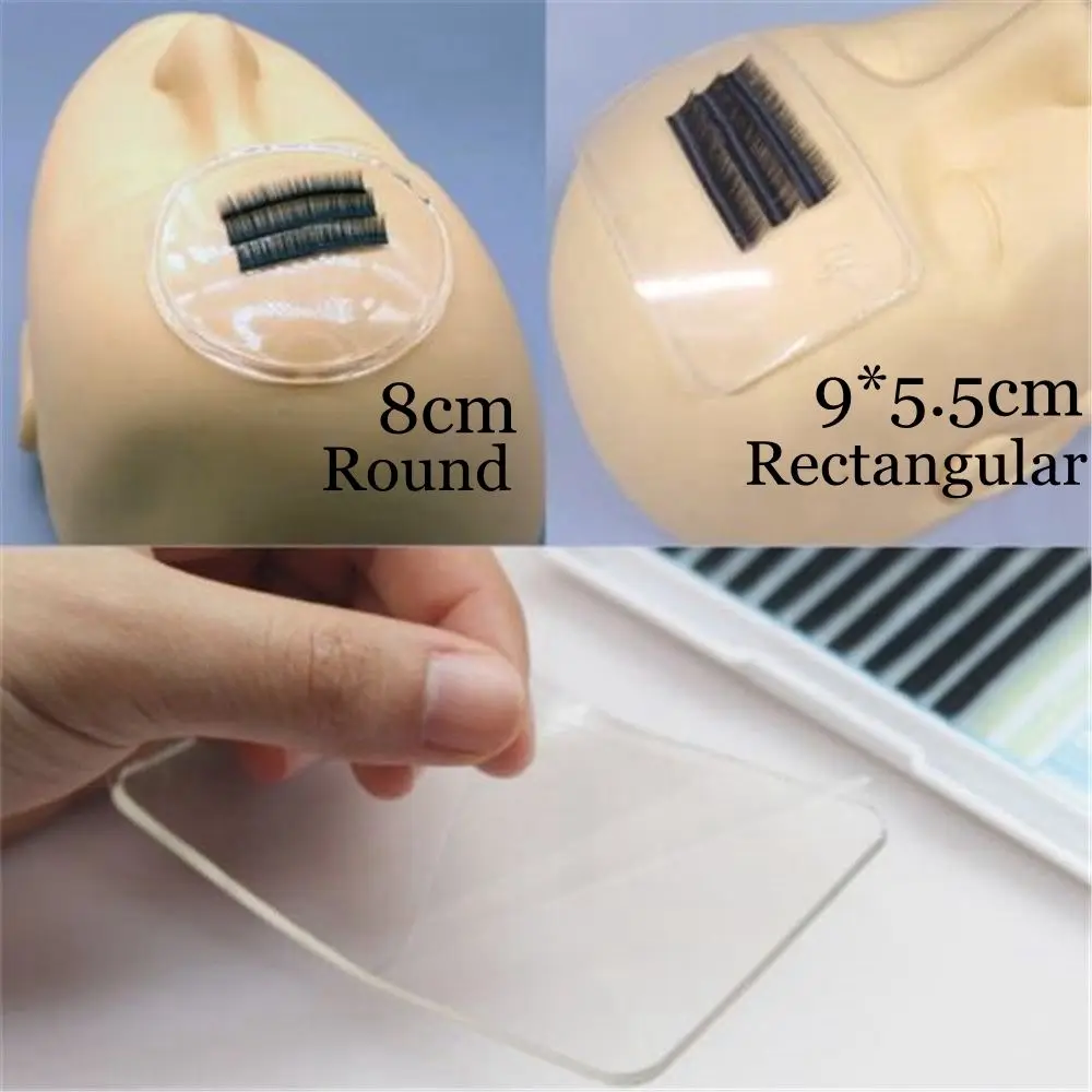 Beauty Glue Pad Silicone Lashes Tray Eyelash Grafting Holder Individual Eyelash Palette Extension Tool