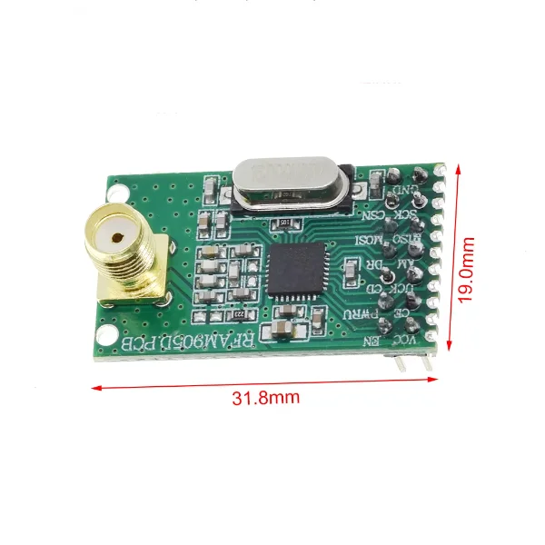 NRF905 Wireless Module Compatible PTR8000+ Wireless Transmission NF905SE 915MHz with Antenna