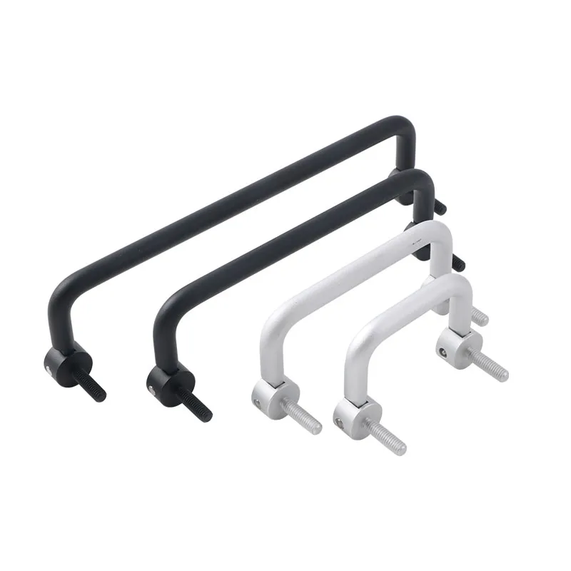 

Factory P9-40/64/96/128 Aluminum Rotating 90 Degree Hidden U-shaped Folding Handle for Cabinet Internal And External Threads