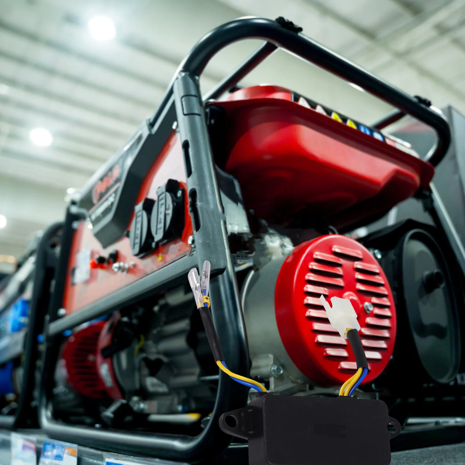 

Generator Voltage Regulator Rectifier 2-3Kw Stable Output Voltage Generator Accessory Replacement Regulator Repairing Rectifier