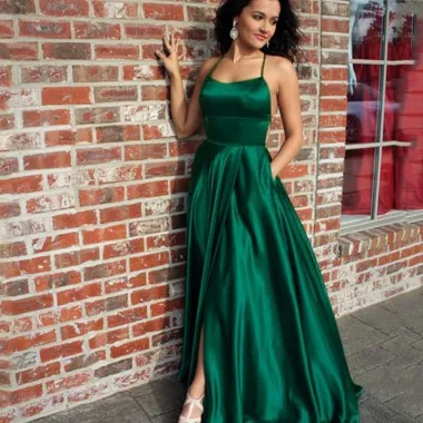 

Сексуальное женское вечернее платье на бретельках Dr Ele с высокой талией для пар и свадьбы, хлопковое атласное длинное платье в пол Dr