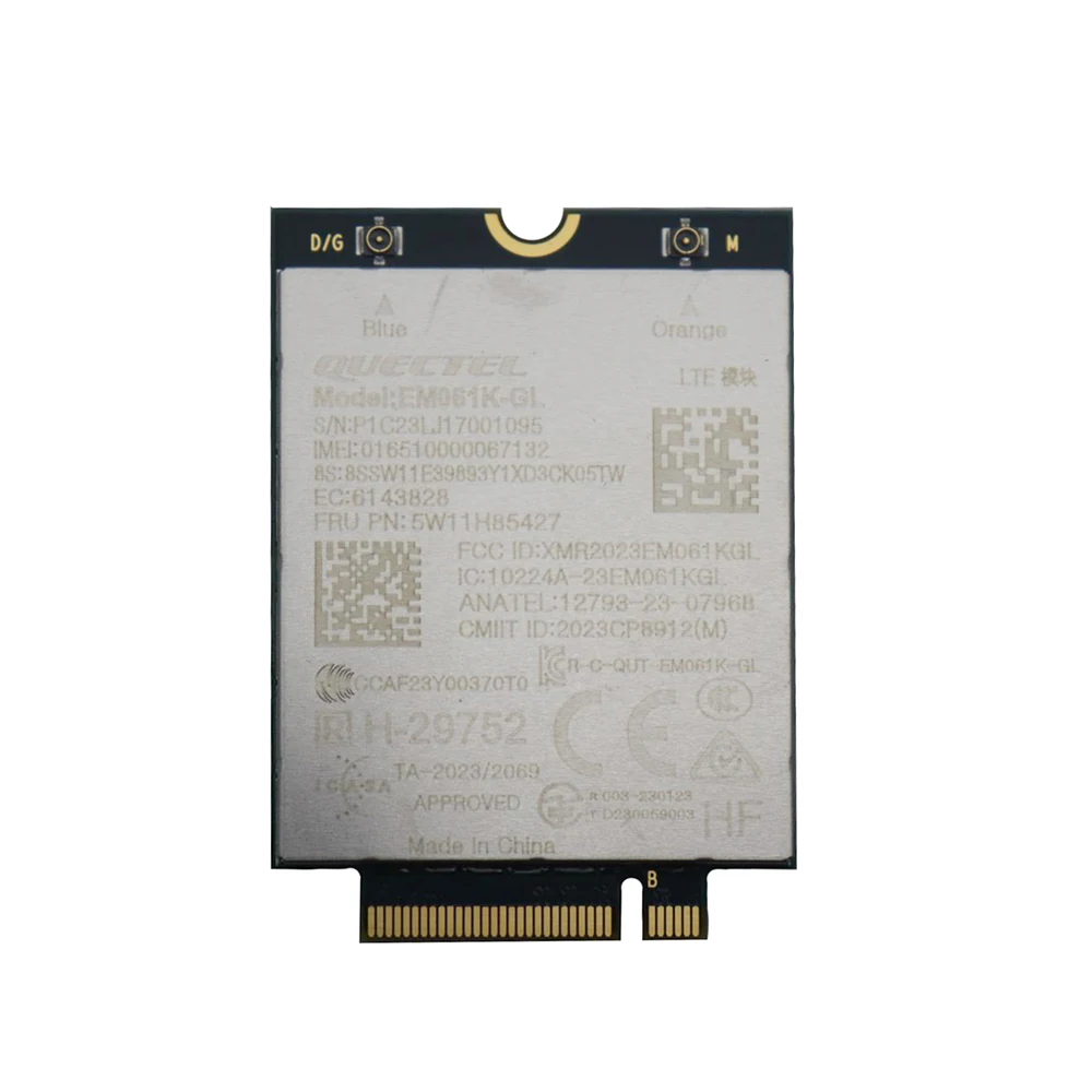 

Quectel EM061K-GL LET-A Cat6 M.2 Module FRU 5W11H85427 For Thinkpad X13 T14 T14s L13 L14 L16 Gen3 Gen4 Gen5 Gen6 Laptop