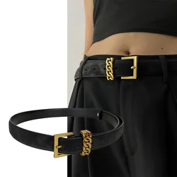 Fashion Cowhide Real leather belt For Women High-end Luxury Brands Elegant Women's Belt Female Desiner Jeans Wide Belt bussiness
