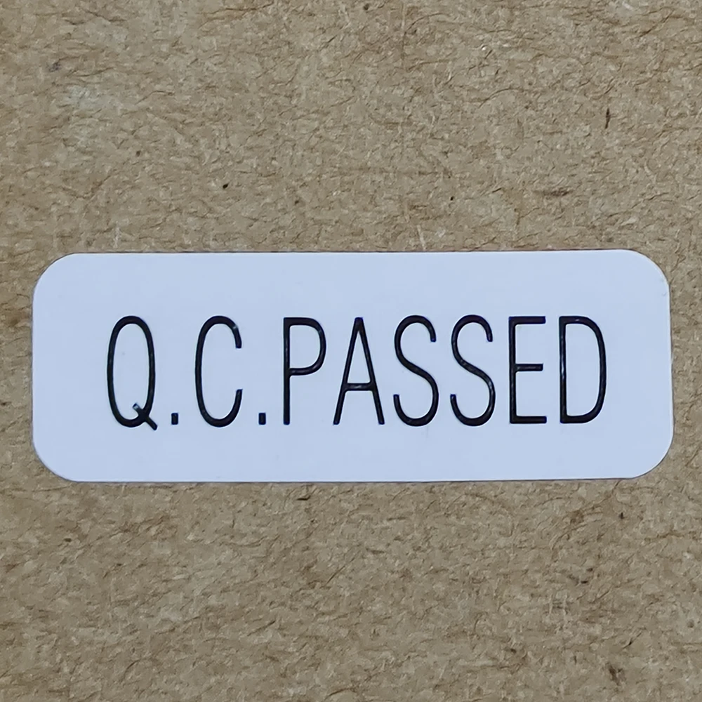 

500pcs 25x9mm Brittle Paper Q.C. PASSED Warranty Void Label Sticker Repair Valid Tamper Evident Removal Proof Security Seal