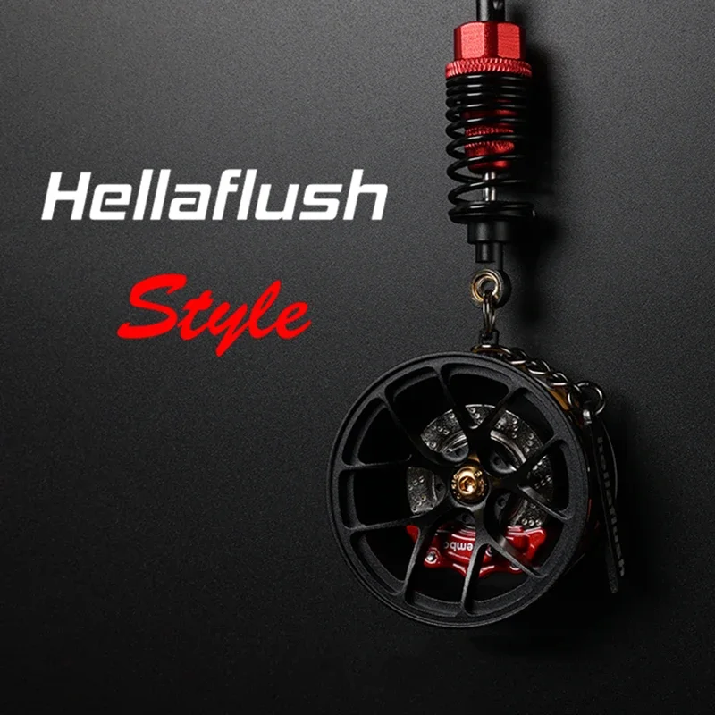 Creative Wheel Hub Brake Shock Absorber Car Pendant Up-market Customization Car Interior Ornaments Accessories