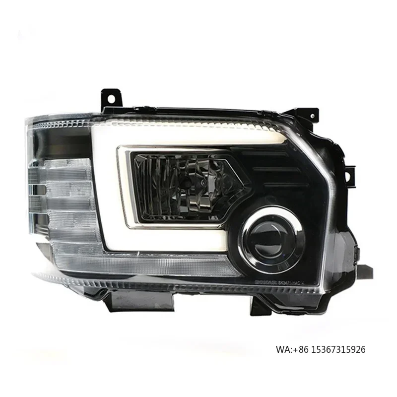 Lampu Depan Modifikasi LED DRL Lampu Jalan Siang Proyektor Lensa Beam Headlamp