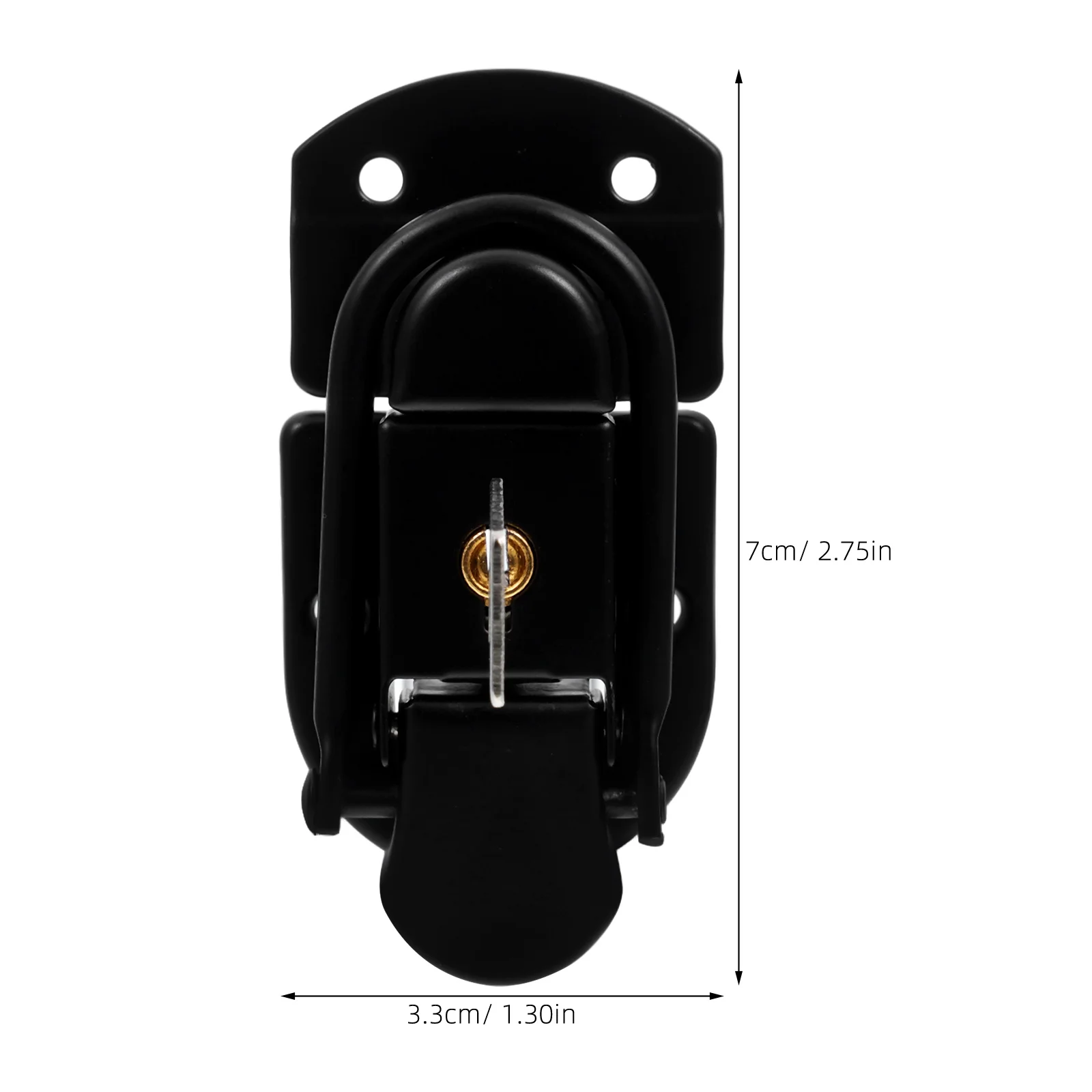 3 pçs material de ferro trava de alternância para mala sacos de viagem seguro versátil ferrolho bloqueio bagagem fivela alça