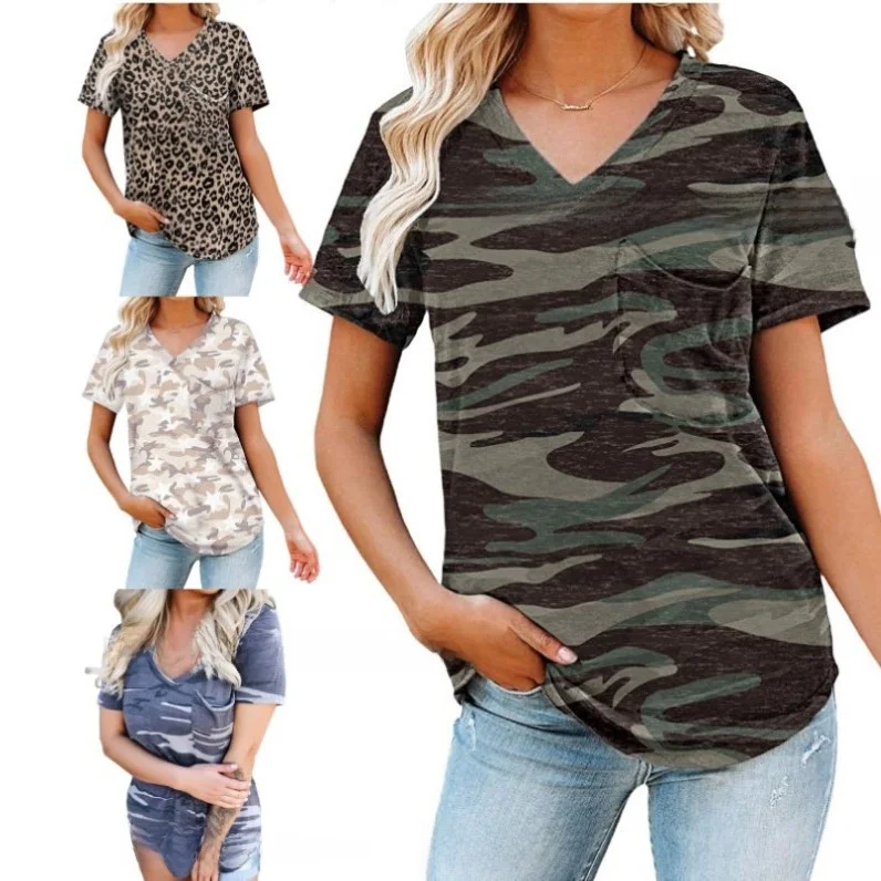 

Faion Vne ort Sve Tirts for Women Commute Sle Cusized Design Service Lebanese Origin Spring 2023 Print Trend