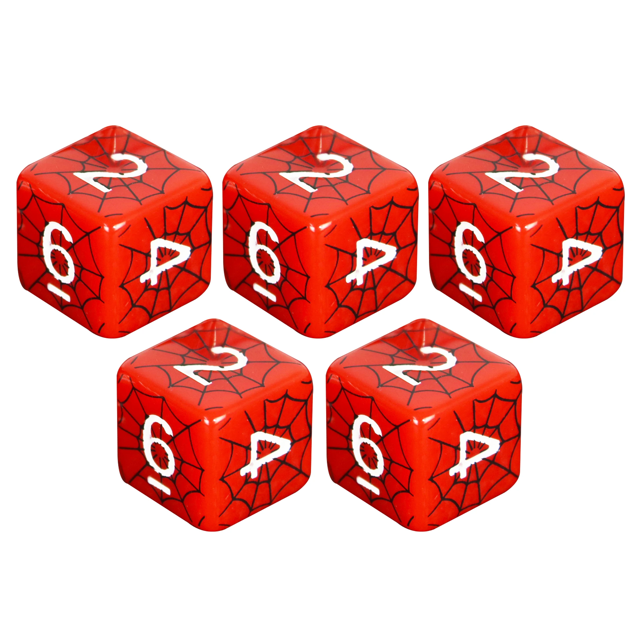 5pcs/set 6 Sided Dice D6 Digit - Board Game Web 评论和价格