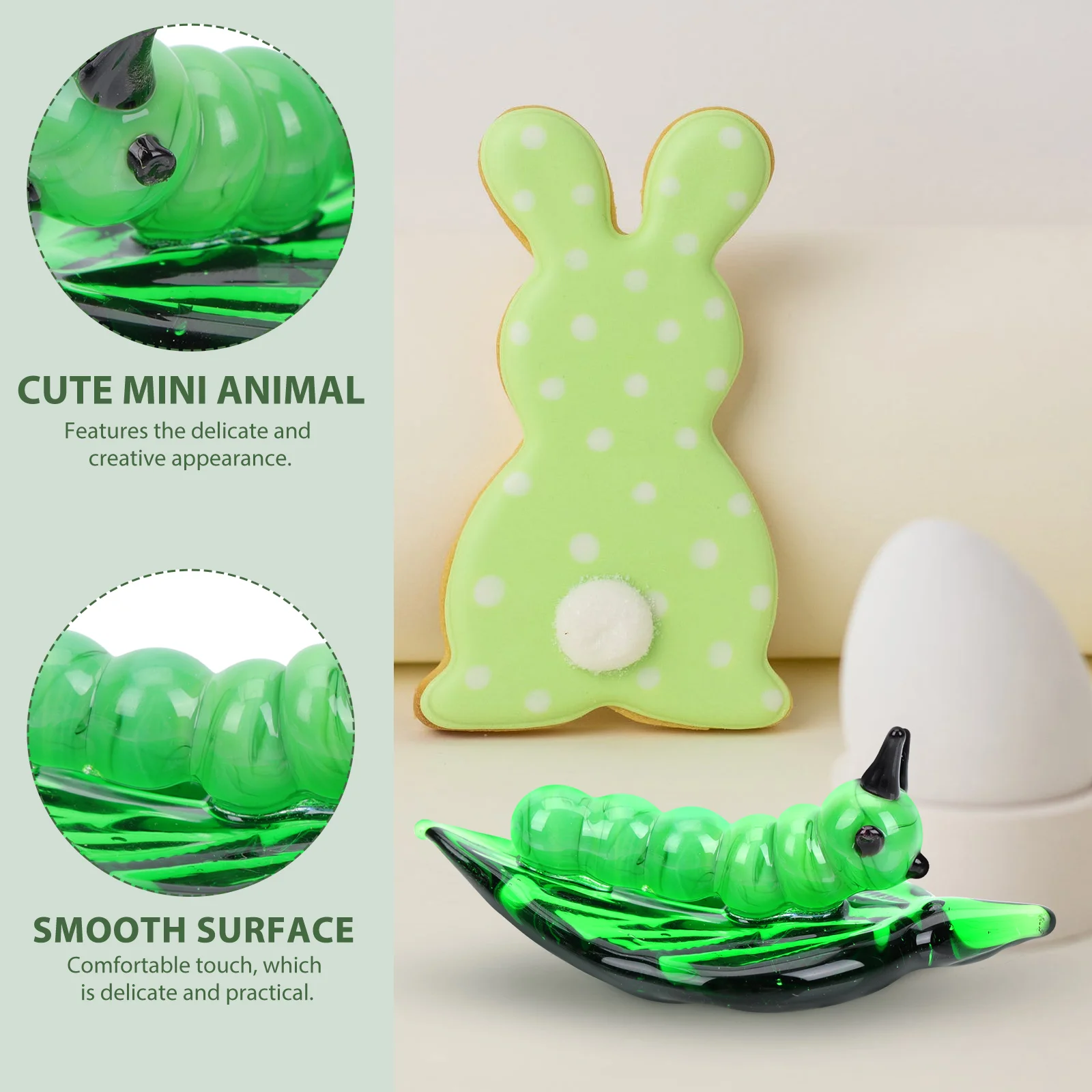 

Easter Desktop Ornament Animal Decoration Easter Day Table Decor Party Gift Lifelike Home Decor Exquisite Craft Realistic