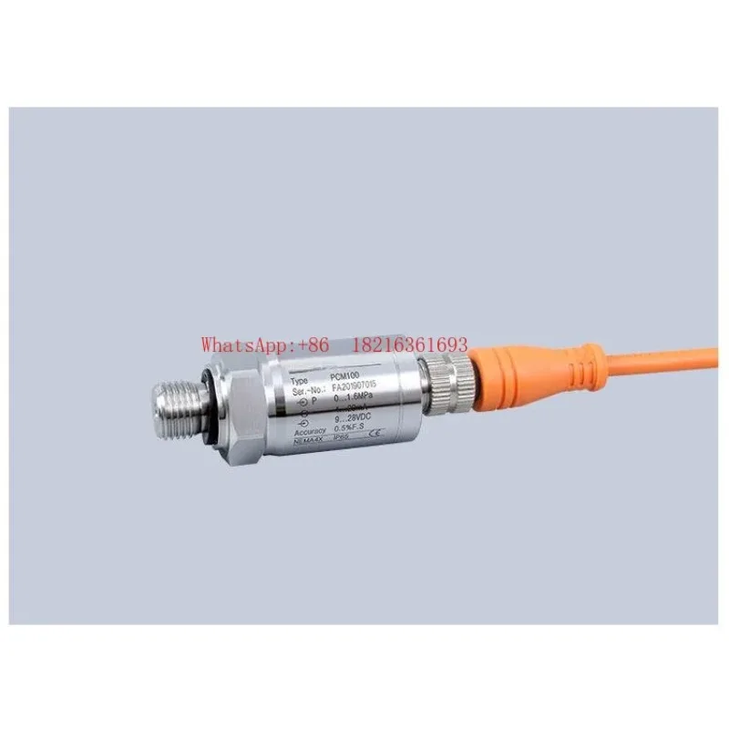 Limited Offer PCM100 M12 Industrial Plug-in Pressure Transmitter IP67 Protection 4-20mA Aerial Pressure Transmitter