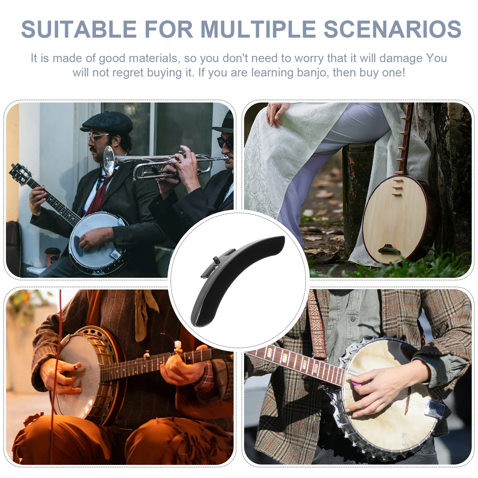 

Stylish Durable Metal Banjo Armrest Protective Guard Plate Wear-Resistant Scratch-Proof Long-Lasting Replacement Tool For
