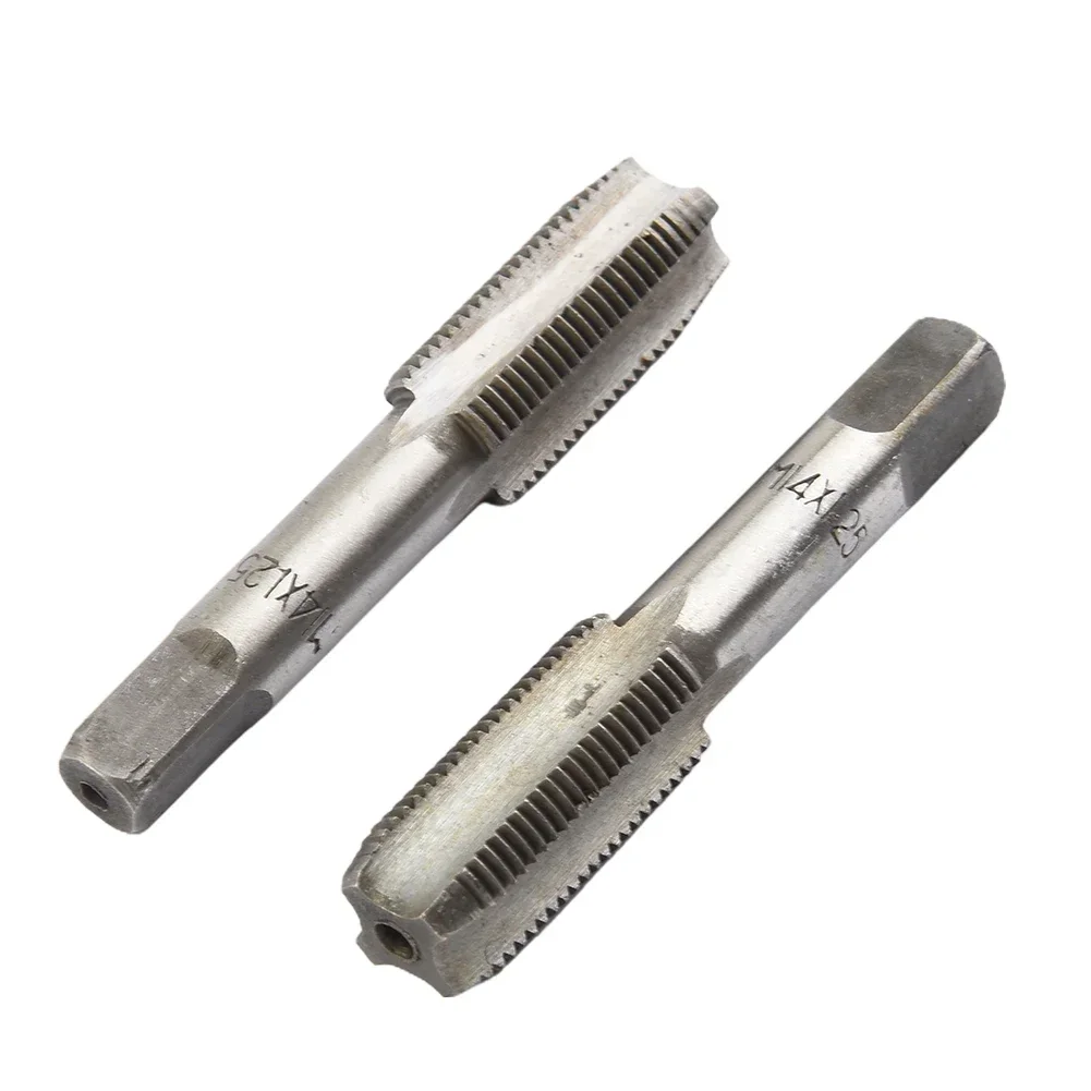 Kit Kraan Set Pitch Taper 14mmx1.25 2 Stuks Cnc Machine Hoge Snelheid Staal Metaalbewerking Metrisch Rechts Praktisch Nuttig