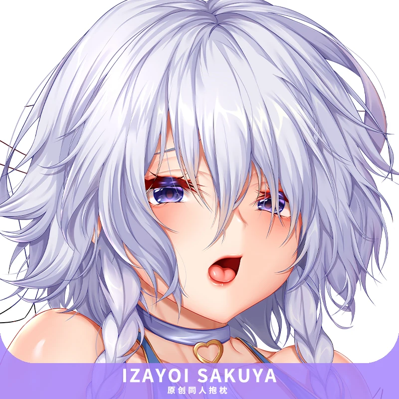 Project Touhou Girl Izayoi Sakuya Dakimakura Body Pillow Cover Pillowcase case
