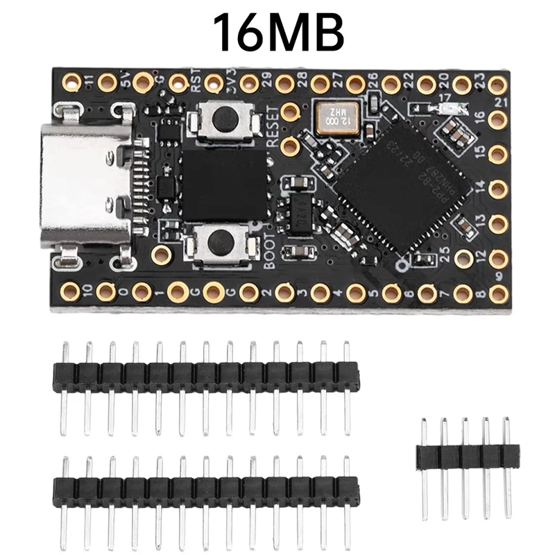 MicroPython MicroPython 4MB/16MB와 호환되는 Type-c 인터페이스를 갖춘 Pro Micro RP2040 칩 미니 개발 보드