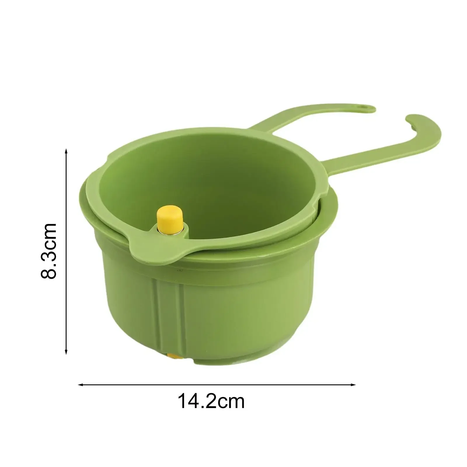Detachable Sink Strainer Basket Food Strainer Snap-On Design Detachable Basket ABS Material Easy Installation Fine Filter System