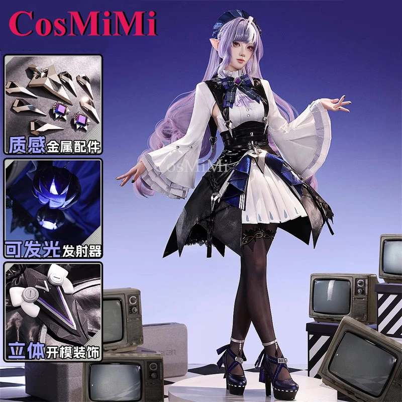 CosMiMi ゲーム Zenless ゾーンゼロビビアンバンシーコスプレ衣装ゴージャスでエレガントな戦闘ドレスカーニバルパーティーロールプレイ服