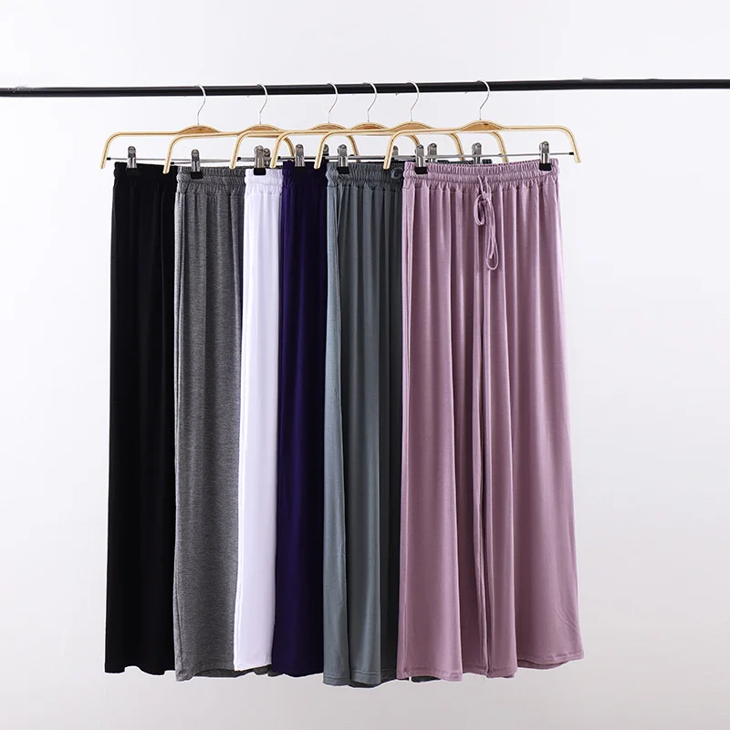 Cloud Pant Flowy Dance Clothes Viscose Modal Stretch Waist Drawstring Yoga Classical Team Basic Practice Trousers Body Rhyme 3XL
