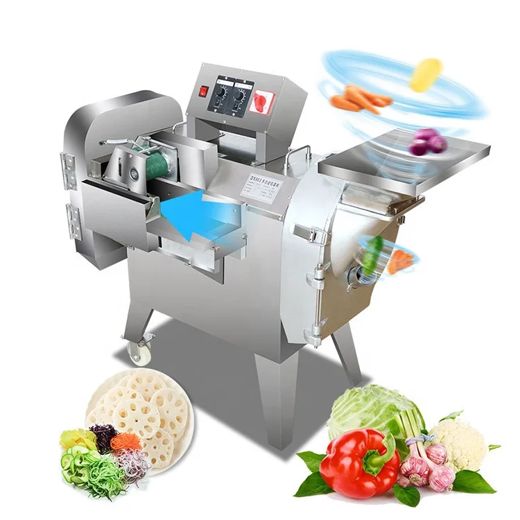 

Commercial Electric Vegetable Shredding/Dicing/Slicing/Cutting Machine/ Industrial Multifunctional Vegetable Cutter