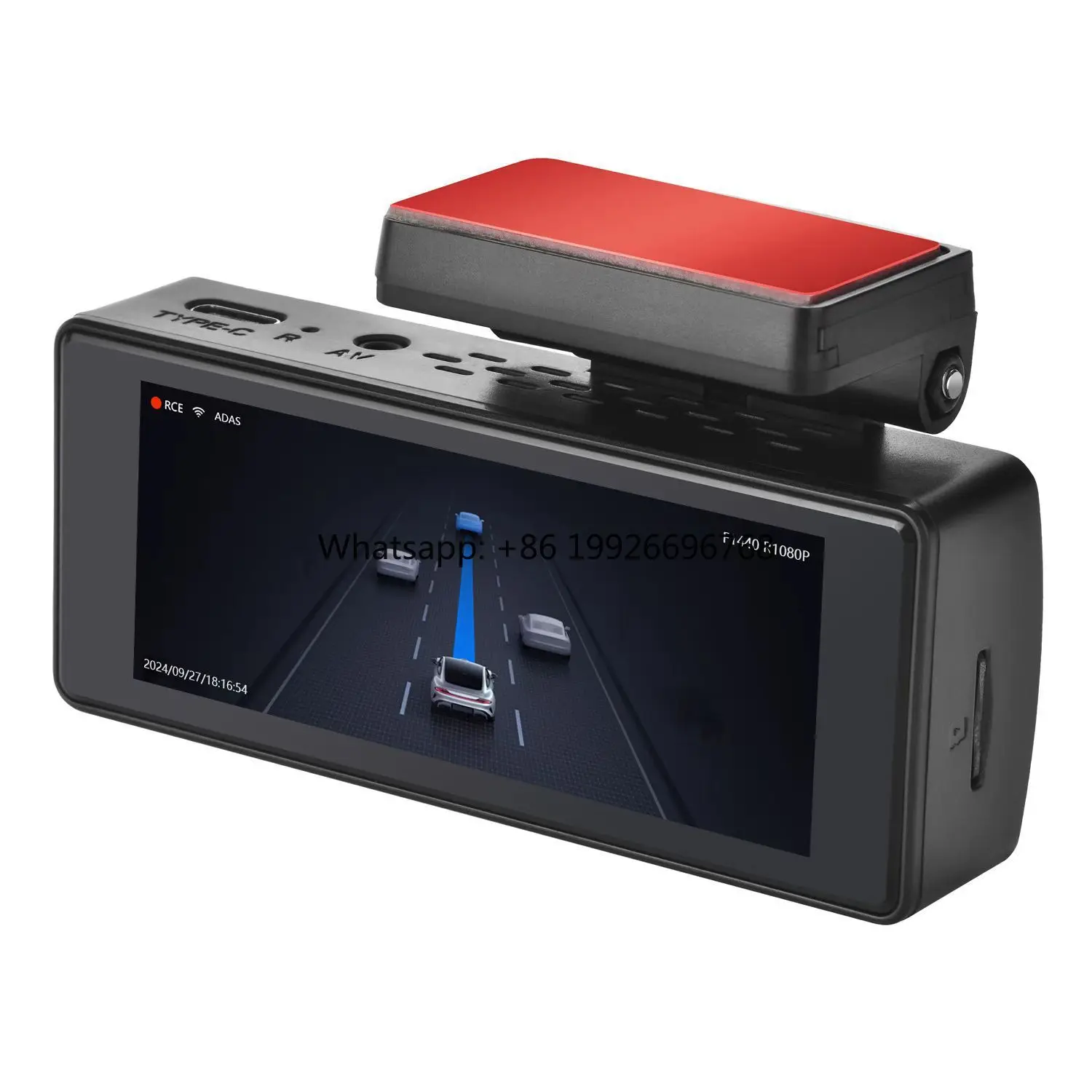 

2025 New Wifi 4K Front And Rear Dual Recording Screen Driving Recorder HD Night Vision ADAS Driving Assistance manufacturer