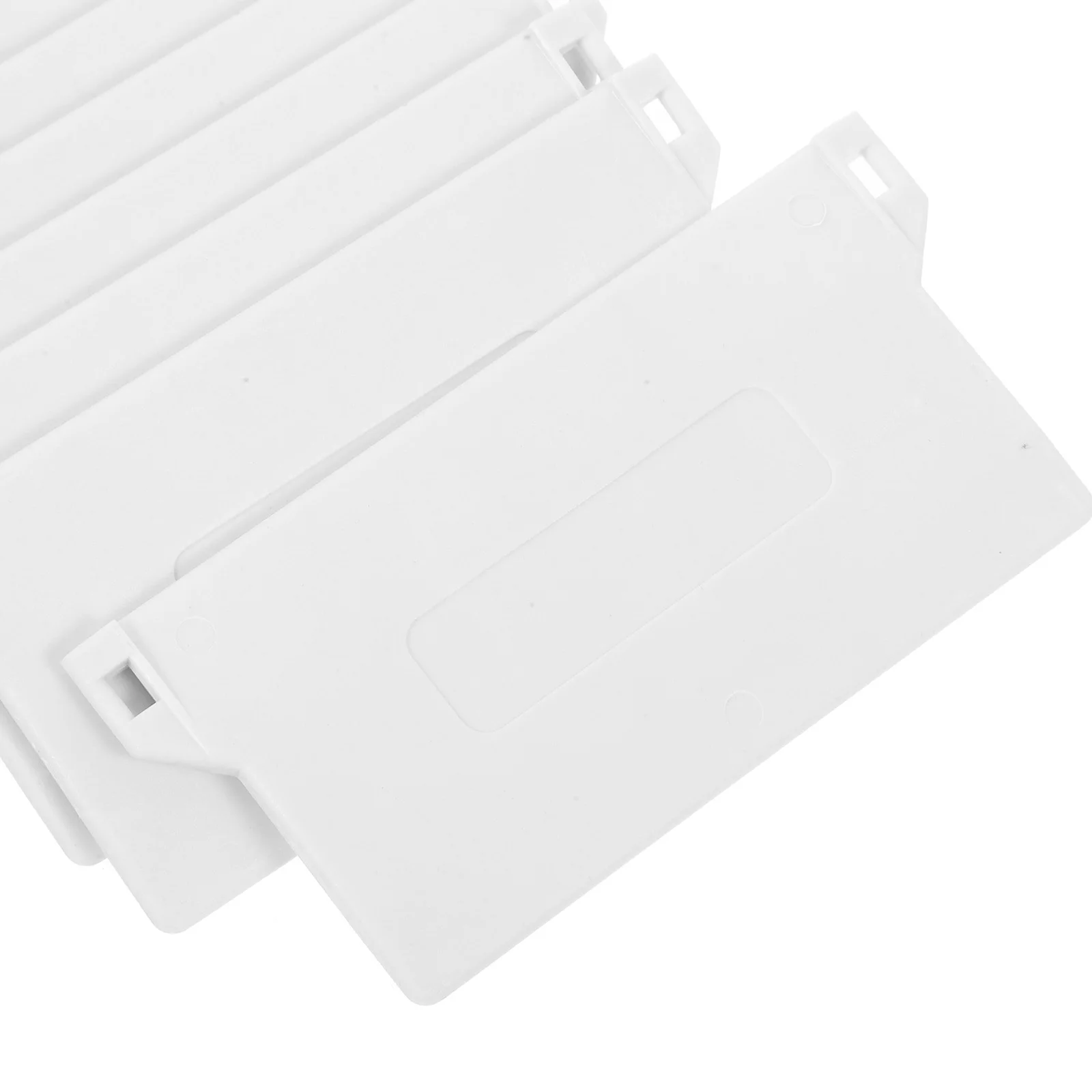 

12Pcs Vertical Blind Bottom Plates Plastic Weight Replacement for 89mm Slats Blinds Accessories Suitable for Home Use