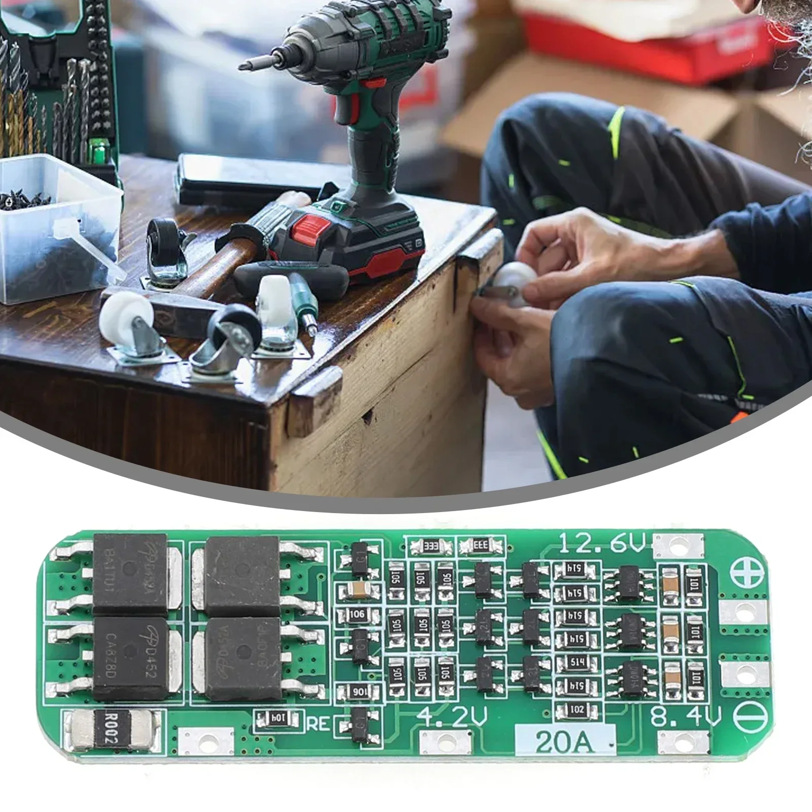 Gran oferta, útil y portátil, placa de protección de batería Li-ion 12,6 V Revisión 2,3, 1 Uds., placa de protección de módulo celular